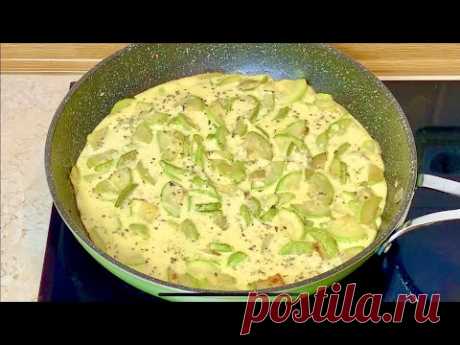 Быстрая Запеканка из Кабачков на сковороде. Вкусно. Быстро. Полезно. Жареные кабачки! Вкуснейшая запеканка из кабачков. Вкусные жареные кабачки. Приготовьте и попробуйте вкусное блюдо из кабачков на сковороде. Готовится легко и быстро, вкусно ...