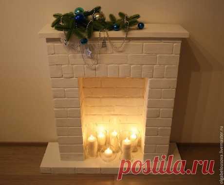 Имитация новогоднего кaмина — DIYIdeas