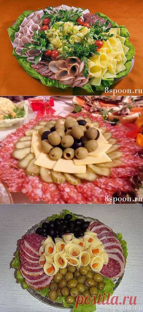 Красивая мясная нарезка: идеи, фото, примеры оформления и подачи | 8 Ложек