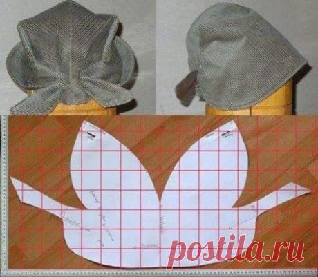 Выкройка шапочки