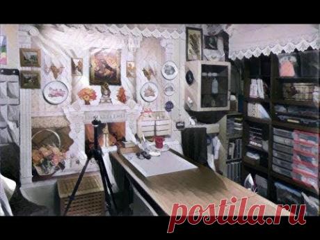 Room tour.   Моя креативная мастерская.