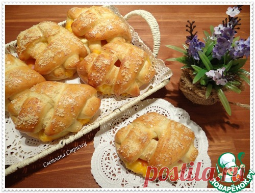 Булочки с ветчиной и сыром - кулинарный рецепт
