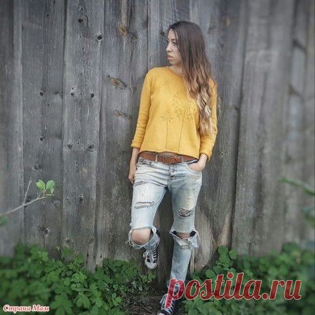 Вязаный свитер с одуванчиками, теневые узоры, Вязание для женщин