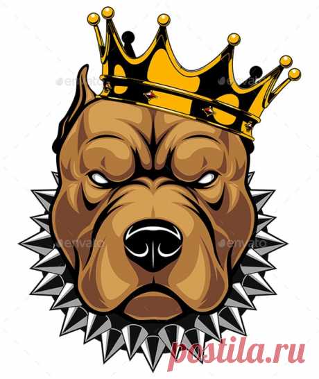 Head Dog by Andrey1005 | GraphicRiver