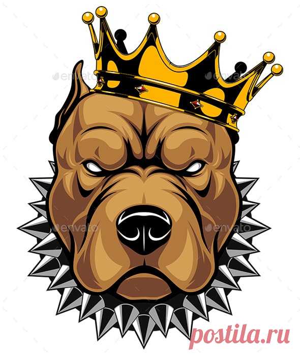 Head Dog by Andrey1005 | GraphicRiver
