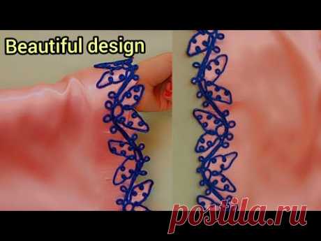 New Style Dori Sleeves and Daman Design | Beautiful Trouser Design | How to make Amazing Dori Design