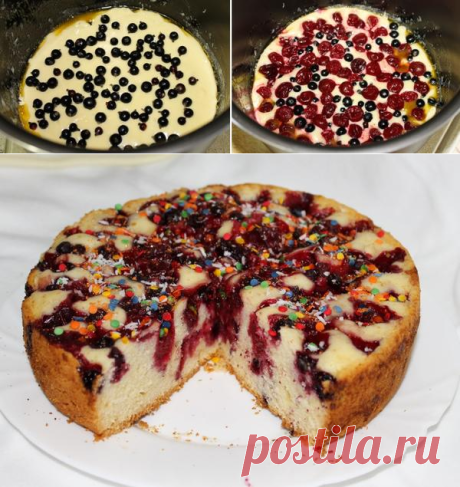 Ягодный пирог в мультиварке / пироги / 7dach.ru