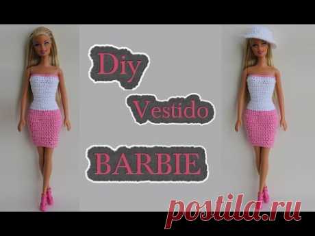 Vestido em crochê.