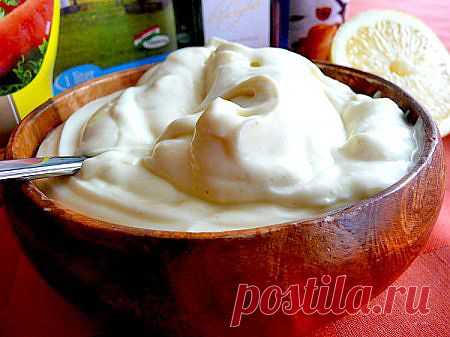 Как приготовить майонез на молоке в домашних условиях.