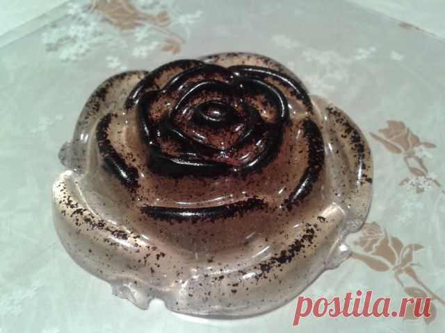 мыло -скраб "кофейная роза"