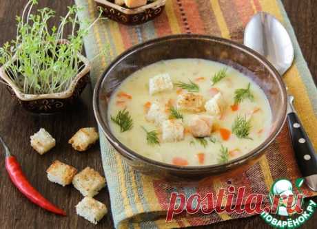 Суп с плавленым сырком и карри - кулинарный рецепт