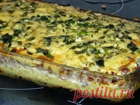 Картофельная запеканка с фаршем / Изысканные кулинарные рецепты