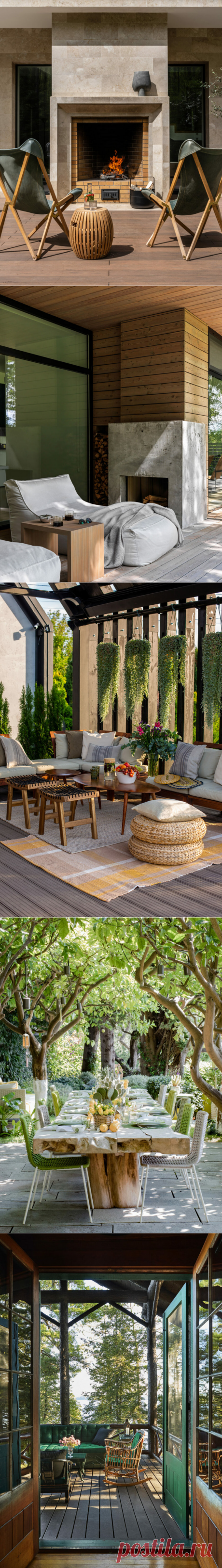 Как оформить террасу: 10 актуальных примеров от дизайнеров с фотографиями | AD Magazine Russia | Яндекс Дзен