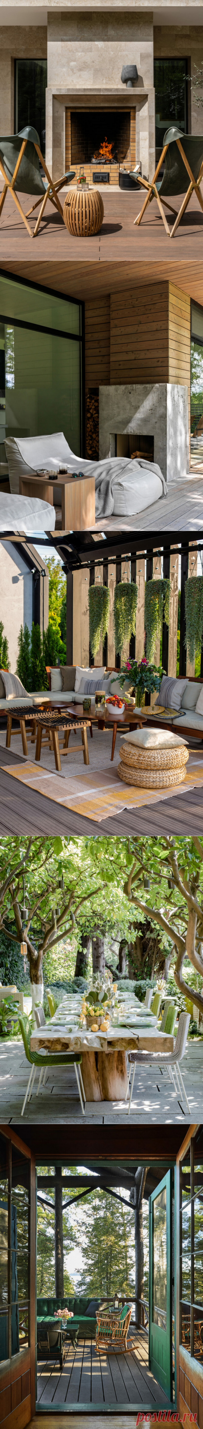 Как оформить террасу: 10 актуальных примеров от дизайнеров с фотографиями | AD Magazine Russia | Яндекс Дзен