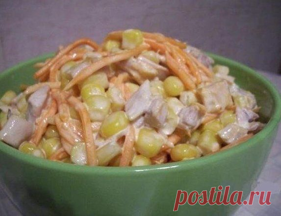 салатик с корейской морковкой