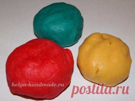 Мастер-класс: Готовим тесто для лепки (домашний пластилин)