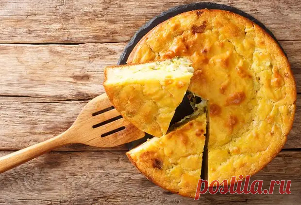 Очень простой рецепт пирога, для которого не нужно месить тесто - Будет вкусно - Социальная сеть 