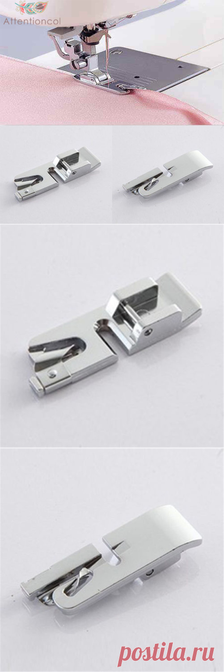 Attentioncol 1X Проката Хем Ног Для Brother Janome Singer Toyota Silver Берне Швейная Машина #685 купить на AliExpress