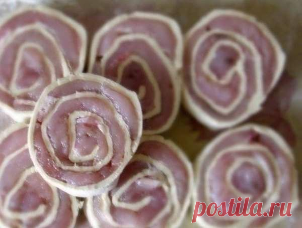 Печеньки для сильного пола,а проще, слоеные куриные рулетики | Четыре вкуса