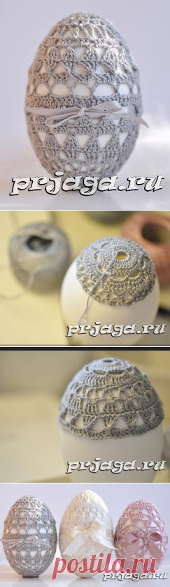 Пасхальные яйца крючком