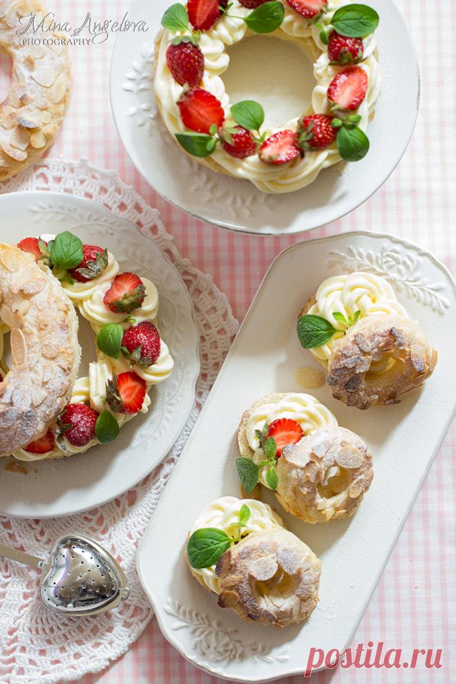 Френски сладкиш Париж-Брест с бутер тесто / Puff Pastry Paris-Brest