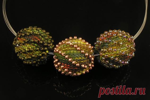 Вязано-бисерные украшения Betsy Hershberg - Ярмарка Мастеров - ручная работа, handmade