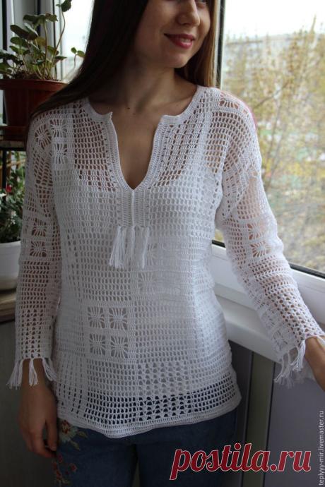 Кофты и свитера ручной работы. Туника летня... - Mach Es Selbst DIY Кофты и свитера ручной работы. Туника летня...