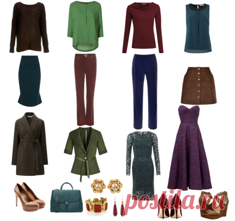 LookBook: Глубокая Осень | Цветовая палитра, комбинирование цветов, сеты одежды