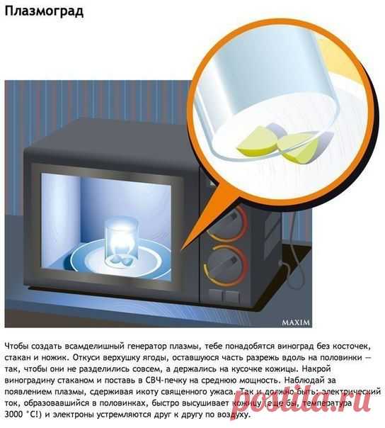 Фокусы с микроволновкой. | Хитрости Жизни