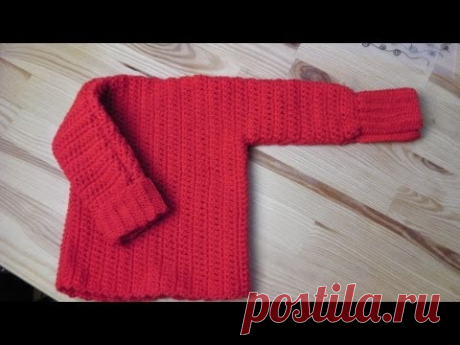 Sweater pullover lefty crochet tutorial