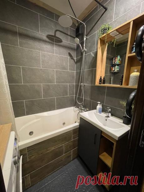 Преобразил ванную в типовом доме серии П-44. Получилась стильная и атмосферная ванная. Показываю что получилось.  #ДизайнКвартиры #ВаннаяКомната #ДизайнВанной Комнаты С чем у вас ассоциируется дом? Мы представляем себе уютный, теплый и комфортный дом, к которому хочется возвращаться после трудовых будней. И как же обидно бывает, когда дом встречает нас недоделками и недочетами! Некачественными материалами, неубранной мебелью, обшарпанными стенами. Все это портит настроение, не дает нам наслади…