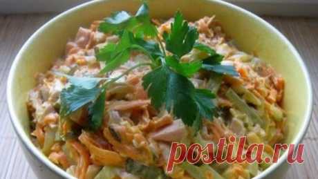 Салат "Обжорка" с курицей