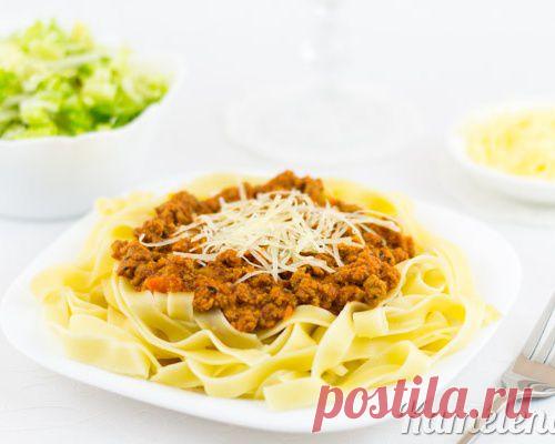 Тальятелле с соусом Болоньезе