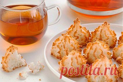Кокосовое печенье - Простые рецепты Овкусе.ру