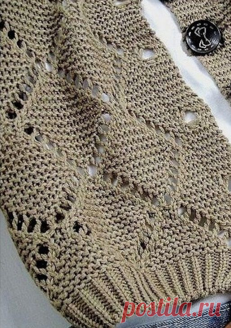 Геометрический узор для кофты