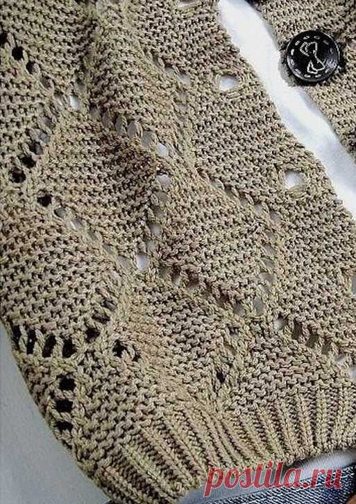 Геометрический узор для кофты