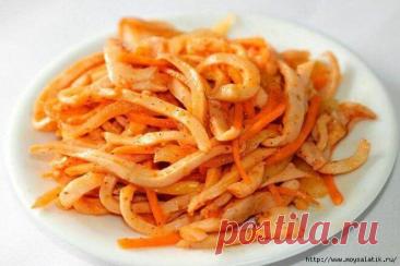 Кальмары «Хе» - рецепт приготовления