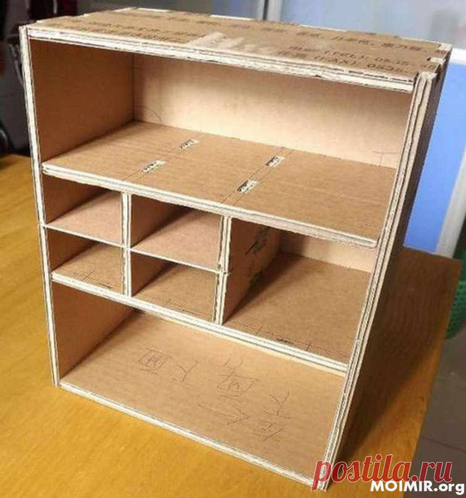 Шкаф из картона? Легко.