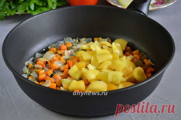 Овощное рагу с кабачками и сметаной - рецепт с фото пошагово