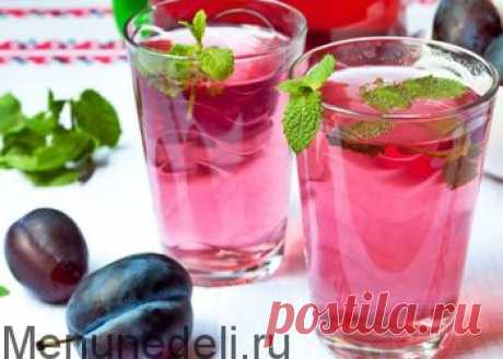 Компот из слив - рецепт с пошаговыми фото / Меню недели