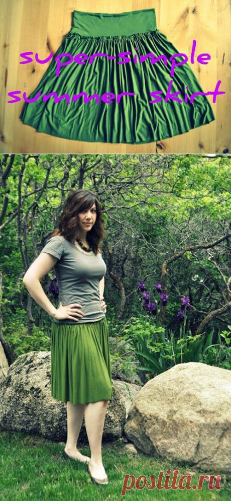 Простая юбка своими руками - Ручная работа и креатив - интернет-журнал | Поделки своими руками