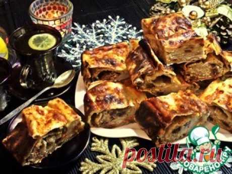Сладкий пирог из лаваша - кулинарный рецепт