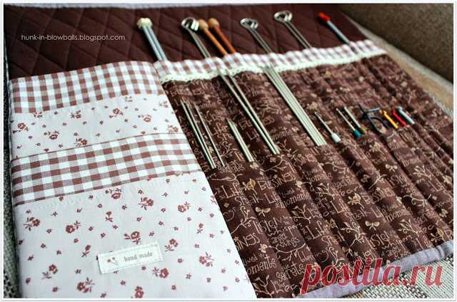 Домик в одуванчиках: Чехол для спиц и крючков / Knitting Needle Case