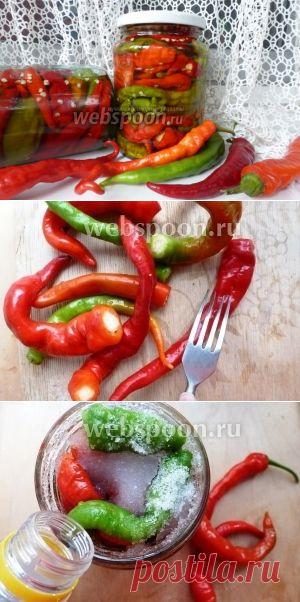 Маринованный острый перец на зиму