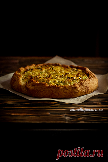 Песочная галета с капустой, яйцами и сыром | Простые кулинарные рецепты с фотографиями