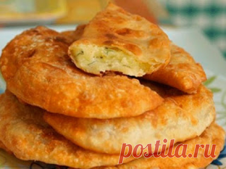 Самые вкусные рецепты: Чебуреки на кефире с картошечкой