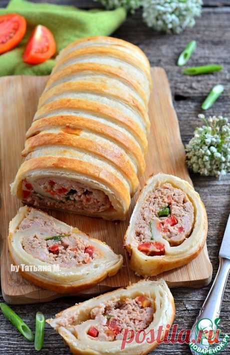 Закусочный рулет с мясом