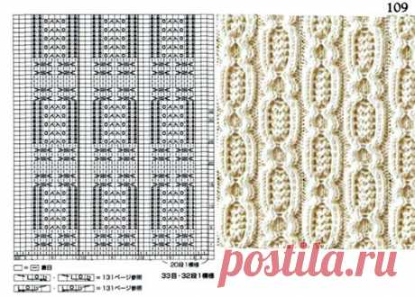 Несколько узоров из книги «Knitting Pattern Book 260 by Hitomi Shida» и созданные по их мотивам