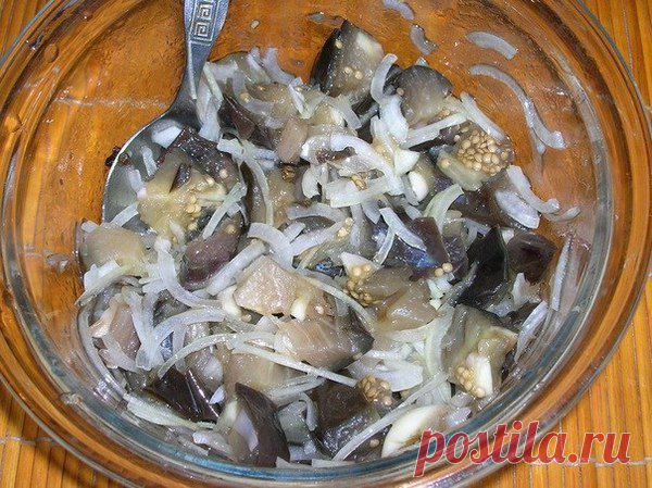 Солено-маринованные баклажаны