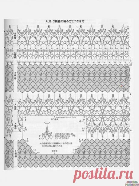 Белый, ажурный топ крючком - Топ.Майка - Вязание крючком - Рукоделие